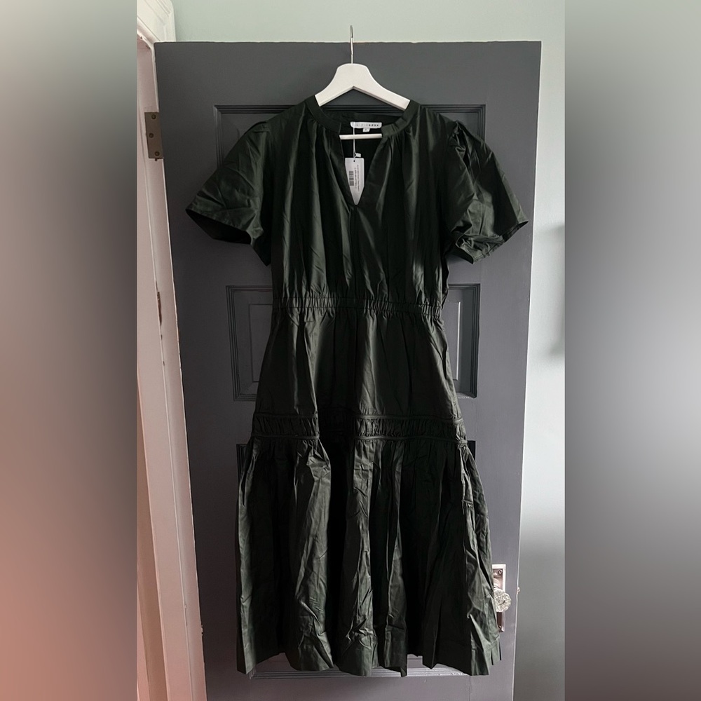 Baltic Born Dark Green Midi Dress - Picture 7 of 14